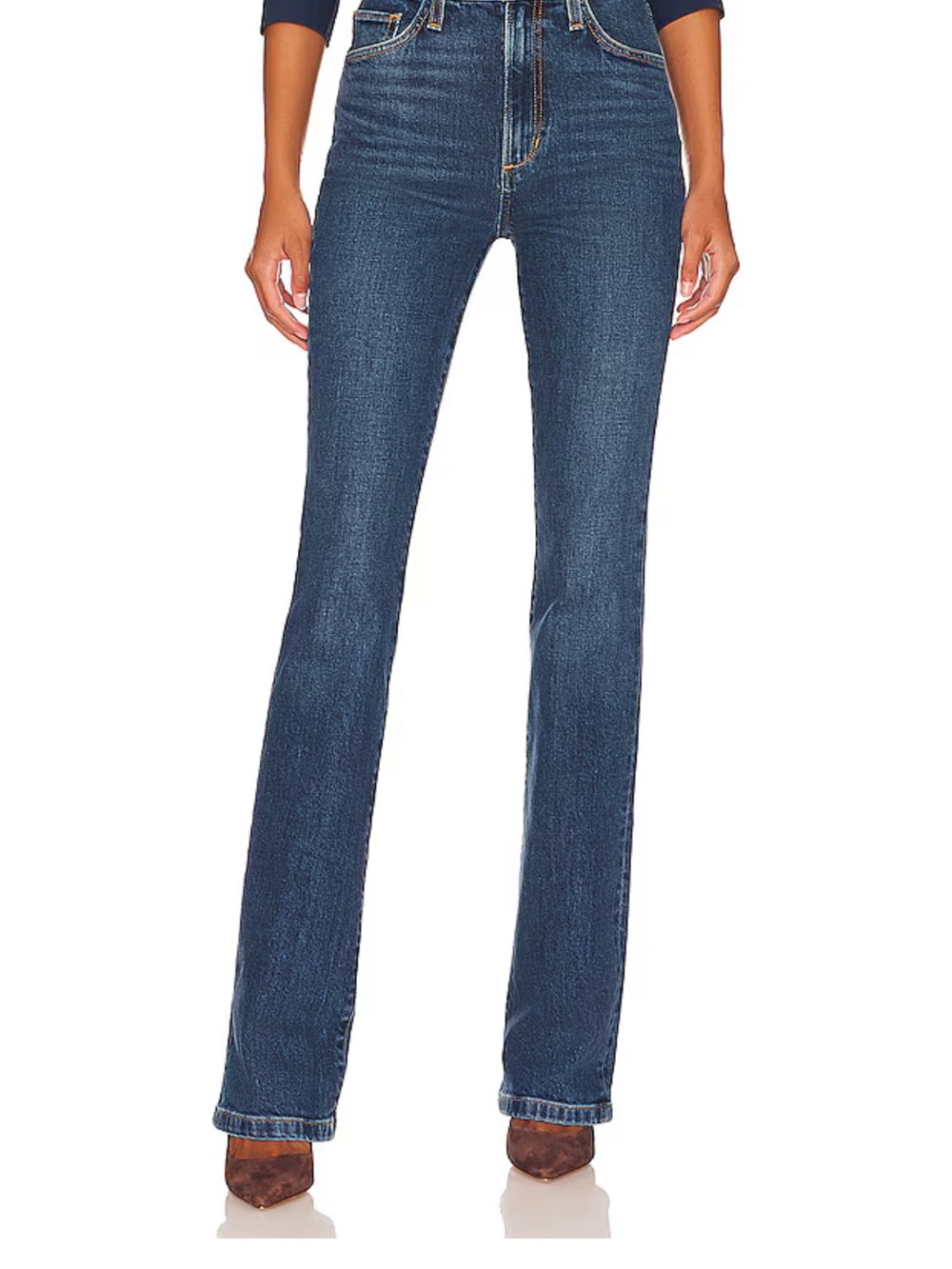 Favorite Daughter Dark Blue Flare Jeans